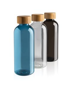 RCS rPET Flasche mit Bambus-Deckel