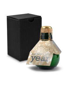 Kleinste Sektflasche der Welt! Happy New Year — Inklusive Geschenkkarton, 125 ml