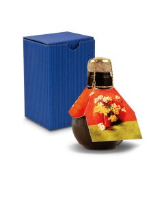 Kleinste Sektflasche der Welt! Blumengesteck — Inklusive Geschenkkarton, 125 ml
