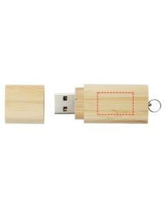 USB-Stick 3.0 aus Bambus mit Schlüsselring
