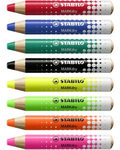 STABILO MARKdry Whiteboard-Marker 6er-Set