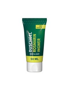 Duschgel Rosmarin-Ingwer, 50 ml Tube