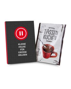 Tassenkuchen Schokolade 70 g, kleine Pause im Home-Office