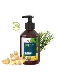 Duschgel Rosmarin-Ingwer, 250 ml, Body Label (R-PET)