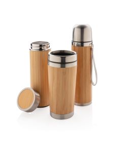 Auslaufsichere Bambus-Vakuumflasche