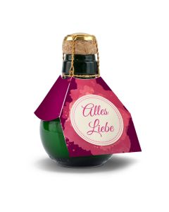 Kleinste Sektflasche der Welt! Alles Liebe - Ohne Geschenkkarton, 125 ml