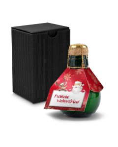 Kleinste Sektflasche der Welt! Fröhliche Weihnachten — Inklusive Geschenkkarton, 125 ml