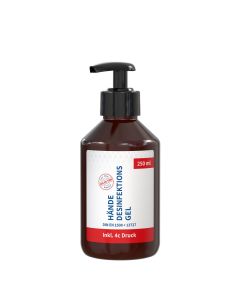 Hände-Desinfektionsgel (DIN EN 1500), 250 ml, Body Label (R-PET)