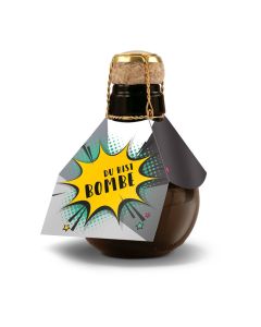 Kleinste Sektflasche der Welt! Du bist Bombe - Ohne Geschenkkarton, 125 ml