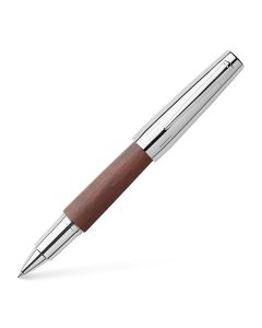 E-Motion Holz / Metall Birnbaum dunkelbraun Tintenroller