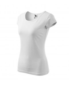 Damen T-Shirt Pure weiß Digitaldruck (ab 50 Stück)