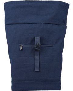 Rolltop-Rucksack Thaddeus aus recyceltem Poly-Baumwollgewebe (330 g/m2)