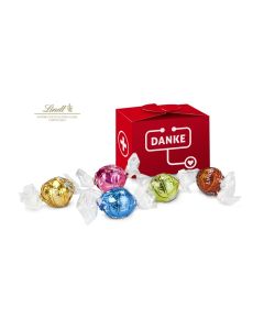 Lindt süßes Danke, 5 Lindorkugeln für Mitarbeiter in medizinischen Berufen od. Pflegeberufen