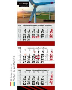 Mehrblock-Monatskalender Maxi 3 Post Bestseller (ab 25 Stück)