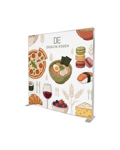 LED Werbewand Iluma SEG 200x200 beidseitig mit Werbung bedrucken