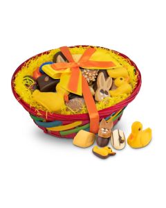 Großer Osterkorb mit Confiseriespezialitäten, 600 g