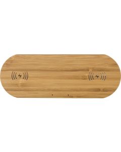 Wireless Ladepad aus Bambus Tatum