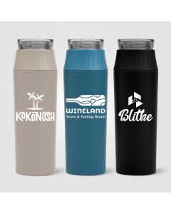 Majesty Recycling-Edelstahlflasche mit wasserdichtem Verschluss - 590 ml