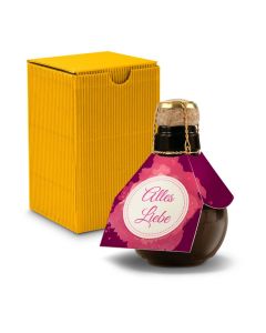 Kleinste Sektflasche der Welt! Alles Liebe — Inklusive Geschenkkarton, 125 ml
