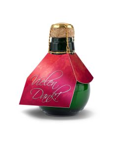 Kleinste Sektflasche der Welt! Vielen Dank - Ohne Geschenkkarton, 125 ml