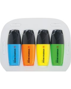 STABILO BOSS MINI 4er-Set Leuchtmarkierer