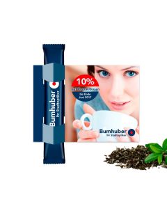 Bio TeaStick auf Karte, individual