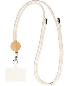 Schlüsselband aus Baumwolle mit Kordel Lucia