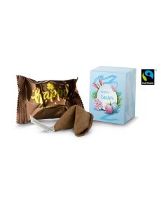 Frohe Ostern Glückskeks Schokolade