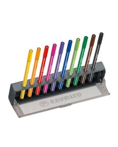 STABILO Pen 68 Click Set für 10 Fasermaler