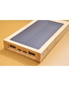 Bambus Solar-Powerbank Elz