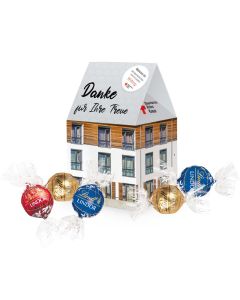 Pralinés von Lindt Lindor im Haus als 3D Präsent bedrucken (ab 100 Stück)