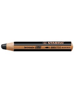 STABILO woody 3 in 1 Farbstift, schwarz