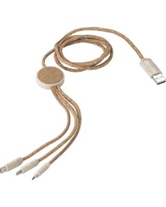 Ladekabel | Kork | 4-in-1 | 1,20 m