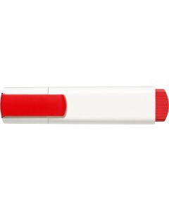 Textliner weiss / rot