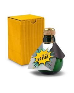 Kleinste Sektflasche der Welt! Du bist Bombe — Inklusive Geschenkkarton, 125 ml