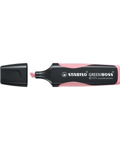 STABILO GREEN BOSS Pastel Leuchtmarkierer, rosiges rouge