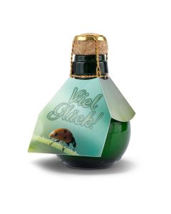Kleinste Sektflasche der Welt! Viel Glück - Ohne Geschenkkarton, 125 ml