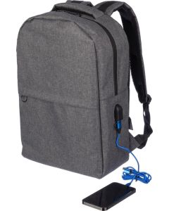 Laptop-Rucksack Henrik | Recycelt | USB-Anschluss