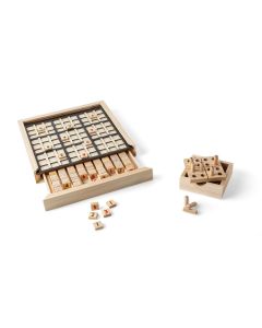Mini-Sudoku-Set aus Kiefernholz Kenza