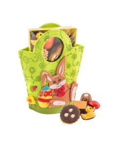 Filztasche Hase, Ostergebäckmischung 200 g