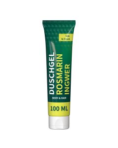 Duschgel Rosmarin-Ingwer, 100 ml Tube