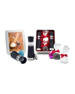 Oster Salz- & Pfeffermühlen Set - in Silberdose