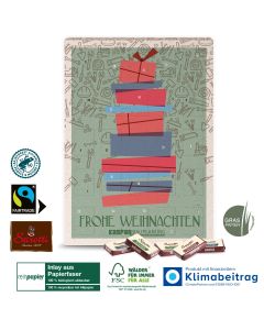 Fairtrade-Adventskalender bedrucken