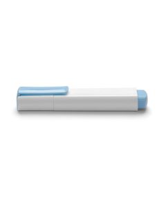 Textliner weiss / blau