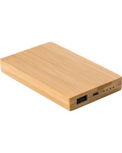 Powerbank aus Bambus Ruby