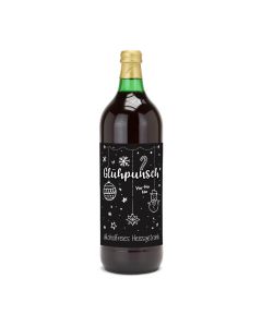 Glühpunsch, alkoholfrei - Flasche grün, mit Schraubverschluss, 1 l