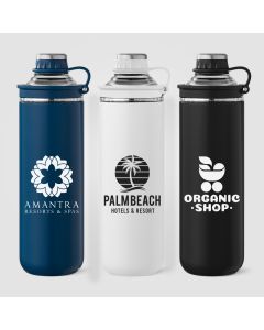 Oasis Recycling-Edelstahlflasche mit Verschluss-Griff - 680 ml