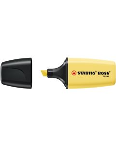 STABILO BOSS MINI Pastel Leuchtmarkierer, pudriges gelb