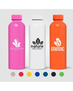 Norden Trinkflasche in glänzender Monochrom-Optik und wasserdicht aus rPET - 680 ml