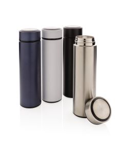 Vakuum Stainless Steel Flasche mit gebürstetem Metalldeckel